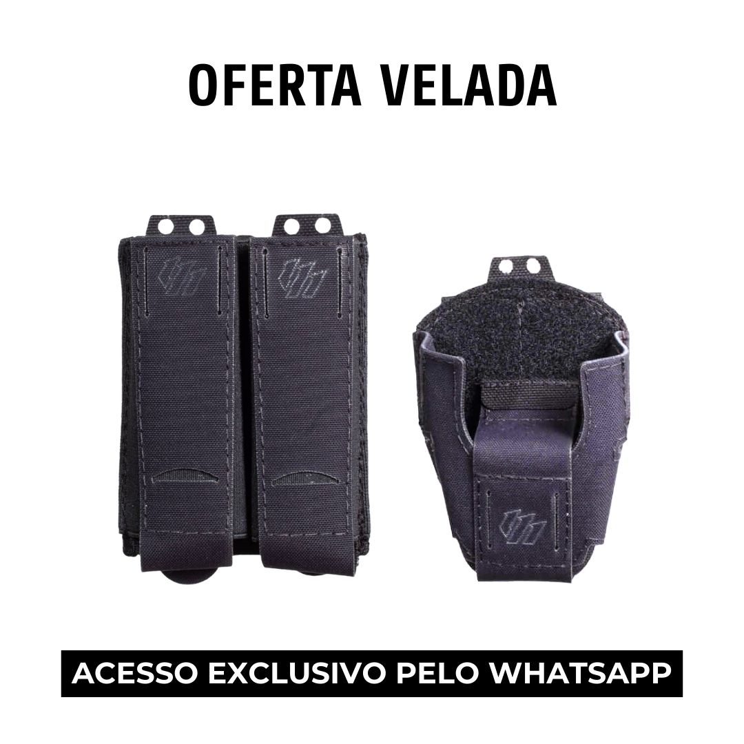 116 Porta Pistola Duplo + Porta Algema - Standard 1